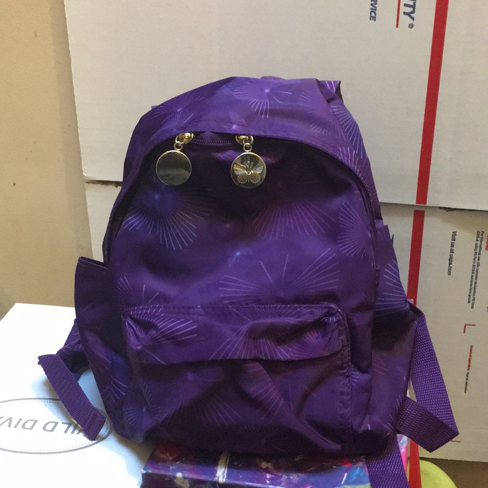 Purple mini Backpack